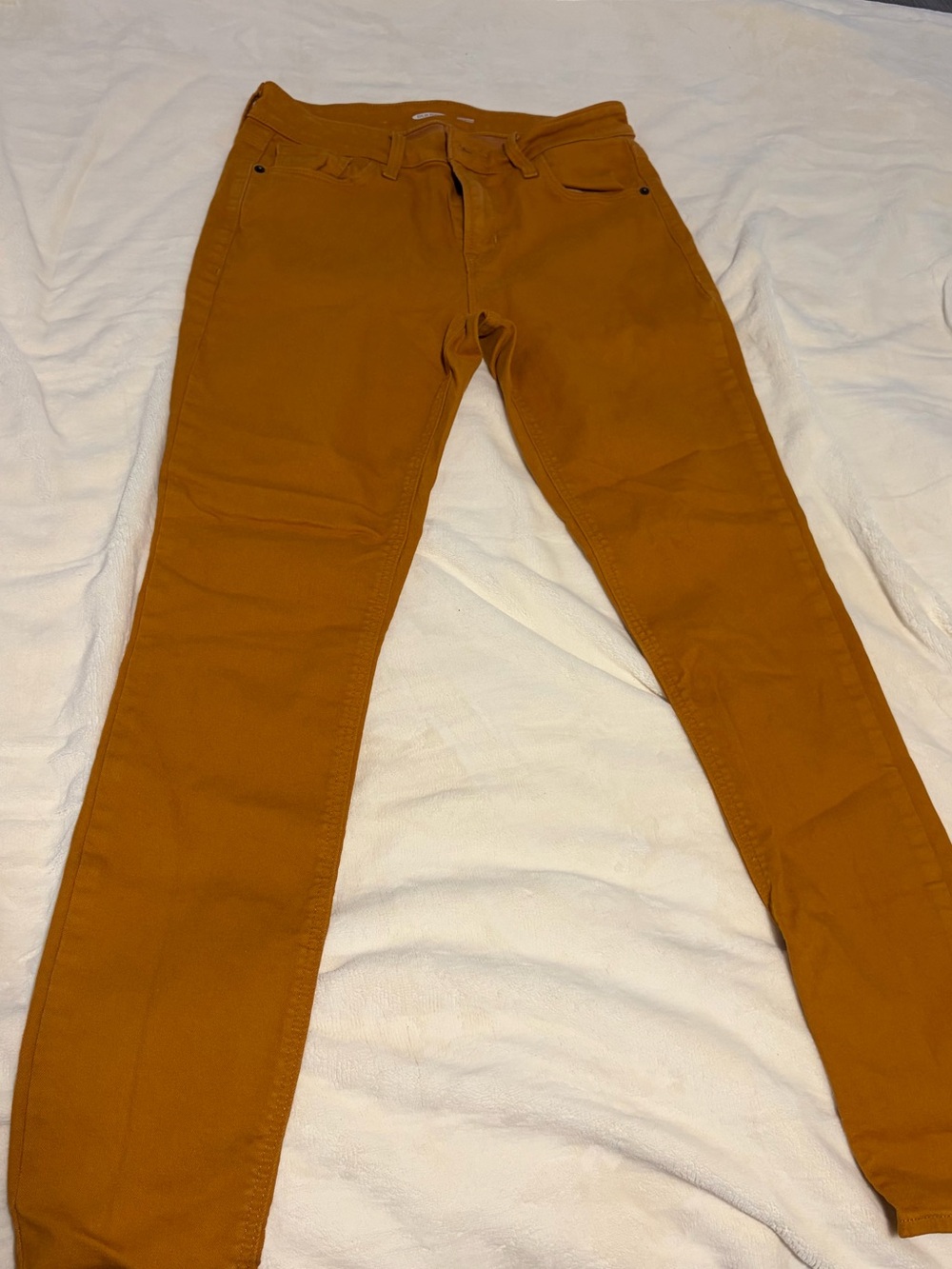 Old Navy Women's Rockstar Super Skinny Fit Jeans in Mustard